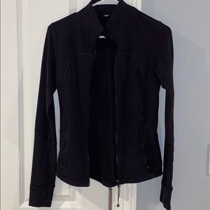 Black Zip Up Lululemon Define Running Jacket